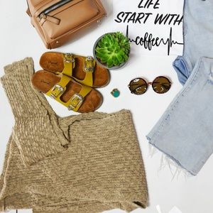 YELLOW SANDALS (BIRKENSTOCK LIKE)